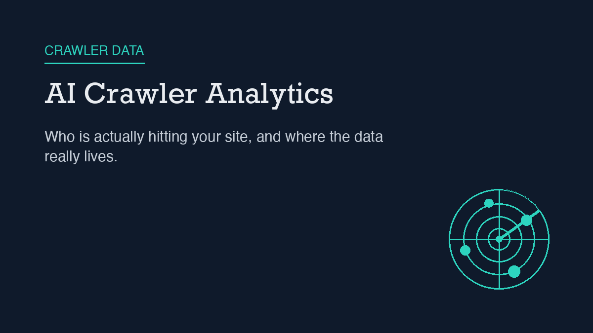 AI Crawler Analytics: Who Is Actually Hitting Your Site