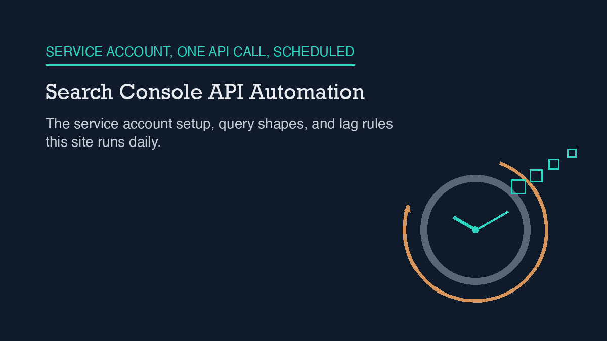 Search Console API Automation: A Guide From Daily Use