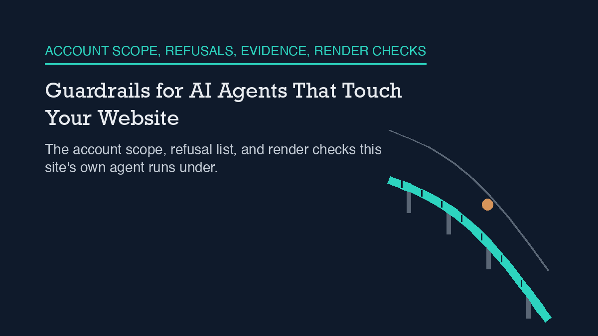 Guardrails for AI Agents That Touch Your Website