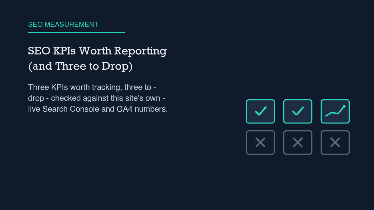 SEO KPIs Worth Reporting (and Three to Drop)